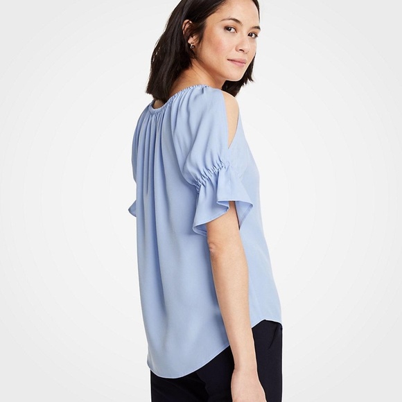 Ann Taylor Tops - Ann Taylor Cold Shoulder Blouse S